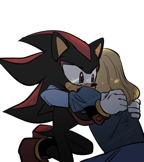 Shadaria Shadow the Hegehog y Maria Robotnik by 노랑 Yell w D Twitter Sonic and