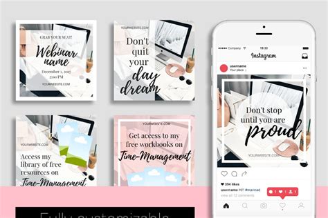 Instagram Templates Made In Canva Creative Instagram Templates