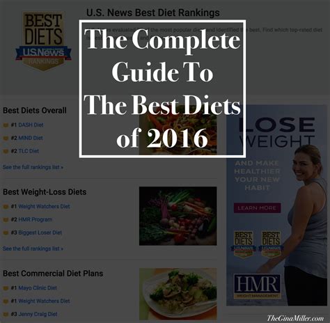 The Best Diet Of 2016 Dash Diet Tops The List Gina Millers Blog