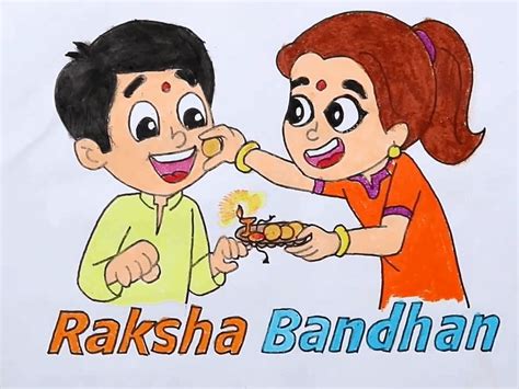 Raksha Bandhan Drawing With Oil Pastels Full Video Tutorial Of Raksha