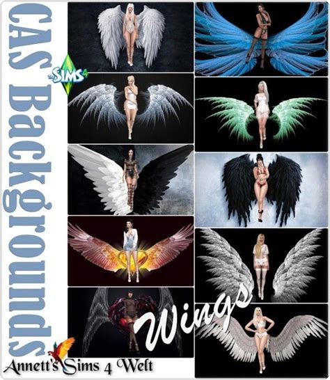 Annett`s Sims 4 Welt Cas Backgrounds Wings • Sims 4 Downloads Sims