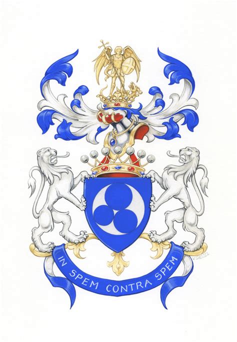 They date all the way back to the 1100s, when they were worn over armour during battles and tournaments. Jean Bourgain's Coat of Arms | Institute for Advanced Study