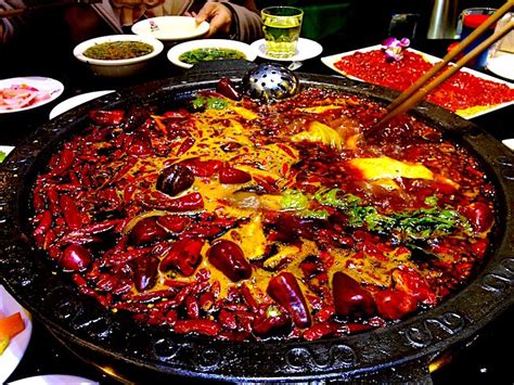 The Hirshon Sichuan Spicy Hotpot 麻辣火鍋 Food Stuffed Peppers Hot Pot