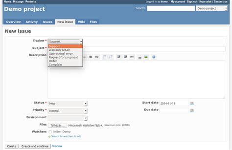 How To Create A New Issue Info Initon Crm