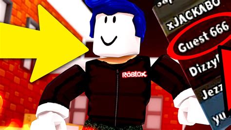 How To Be Guest 666 In Roblox Youtube