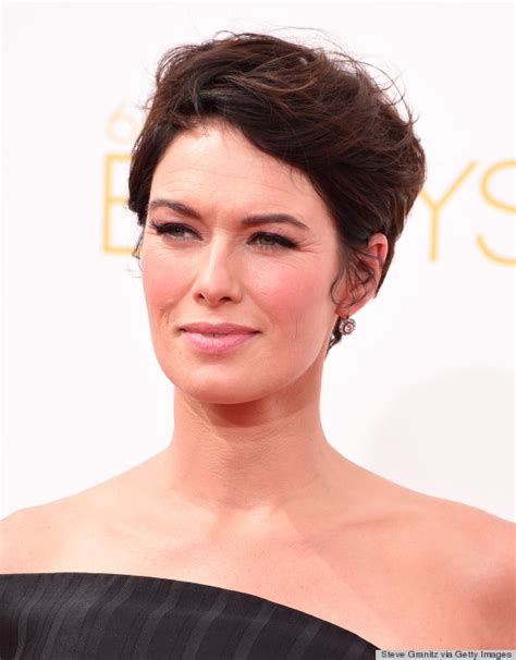 Lena Heady Goes Dark And Dramatic For The 2014 Emmys Huffpost
