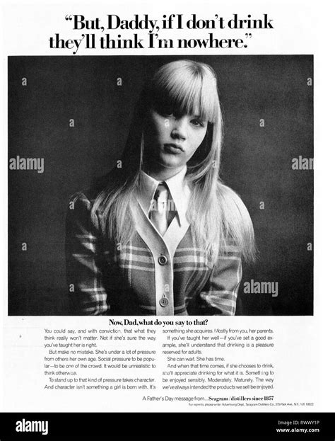 1960s Usa Seagrams Magazine Advert Stock Photo Alamy
