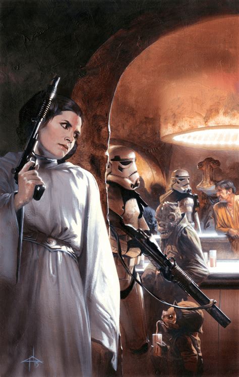 Princess Leia Organa Art By Gabriele Dellotto Starwars