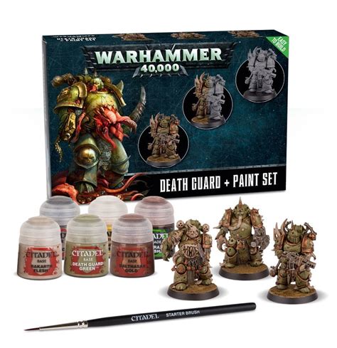 Death Guard Paint Set Купить в интернет магазине Warhammer