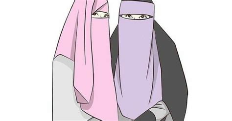 Gambar Wanita Berniqab Kartun Kumpulan Anime Kartun Muslimah Bercadar