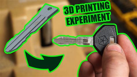 Making A Key From A 3d Printed Key Copy Youtube