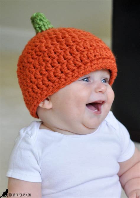 Pumpkin Head Crochet Pumpkin Hat Pattern For Babies And Toddlers