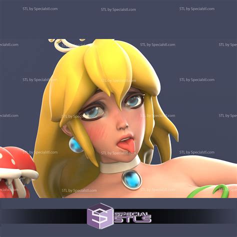 Princess Peach Lying NSFW Ready To D Print SpecialSTL