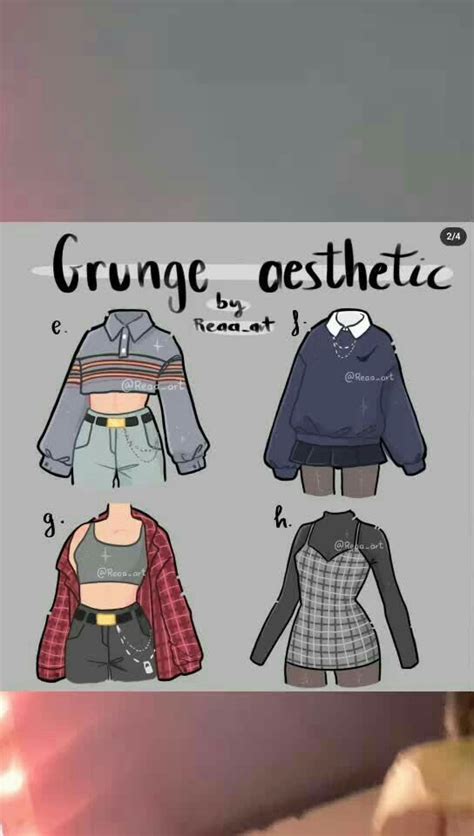 Drawing Ideasgrunge Outfit Not Mine Drawing Anime Clothes Art