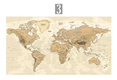 Vinilo Decorativo Mapamundi Mural Mapa Mundo Planisferio En Venta En Caseros Bsas Gba Oeste