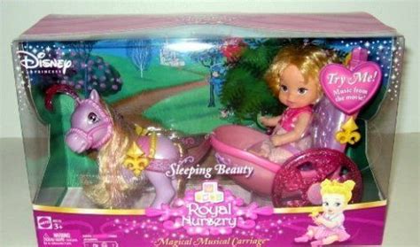 Disney Princess Royal Nursery Magical Musical Carriage With Sleeping