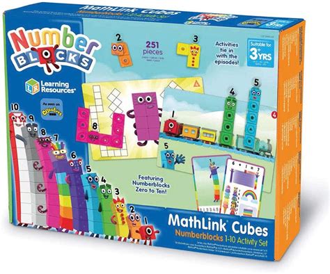 Numberblocks 1 10 Mathlink Cubes Activity Set Learning Resources