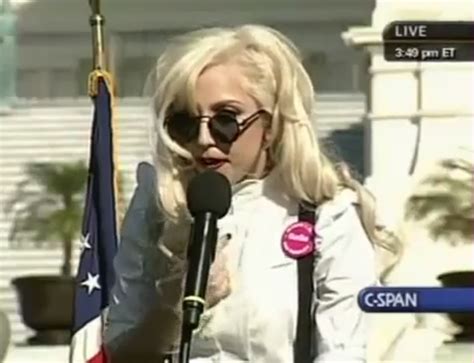 Lady Gaga Delivers A Speech At The National Equality March Lgbt Image 21526925 Fanpop