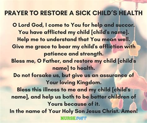 The science of mind is intensely practical because it teaches us how to use the treat the earth well. 8 Miracle Prayers For A Sick Child #nursebuff #miracleprayers #prayerforsickchild | Prayers for ...