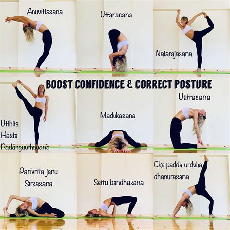 Correct Posture Boost Confidence Hatha Yoga Sequence Hatha Yoga
