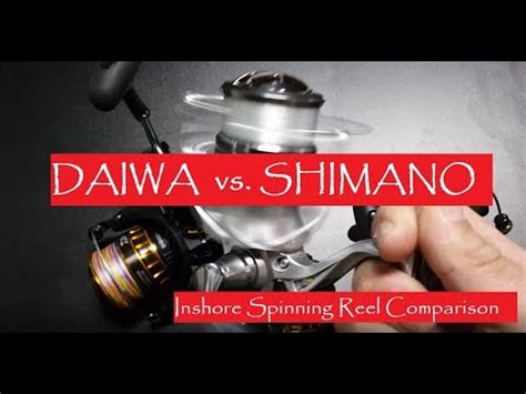 Daiwa Vs Shimano Inshore Spinning Reel Comparison Youtube