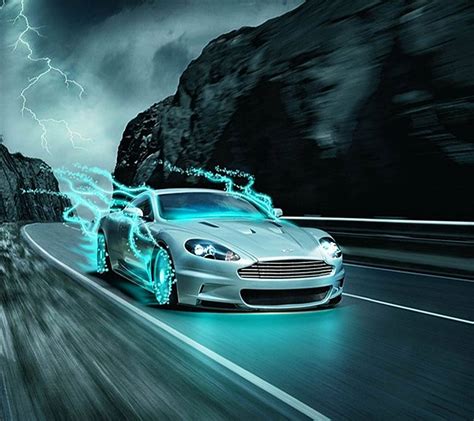 Blue Fire Cars Wallpapers Wallpaper Cave