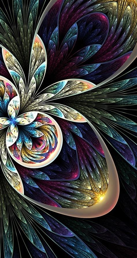 Beautiful Colorful Flower Design Wallpaper
