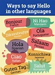 How to Say Hello in 10 Different Languages?