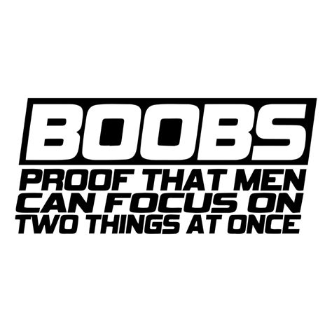 Boobs Proof That Men Can Focus On Two Things At Once Vis Alle