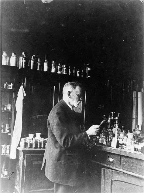 Paul Ehrlich 1854 1915 At Work In His Laboratory Wellcome Collection