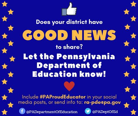 Pa Department Of Education On Twitter Educators Let Us