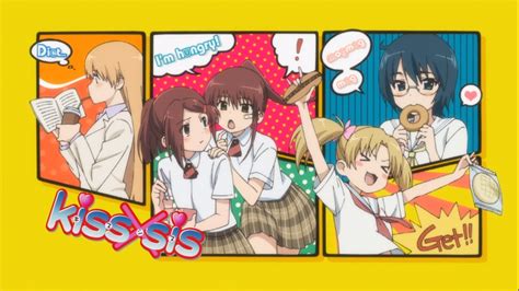 wallpaper illustration anime girls cartoon kiss x sis suminoe ako suminoe riko play
