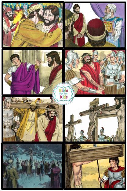 Jesus Is Crucified Bible Fun For Kids