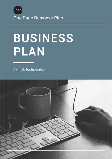 One Page Business Plan Example Upmetrics By Upmetrics Issuu