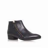 Low Heel Ankle Boots Black