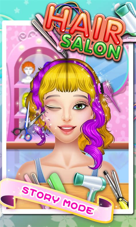 Hair Salon Kids Games Uk Appstore For Android