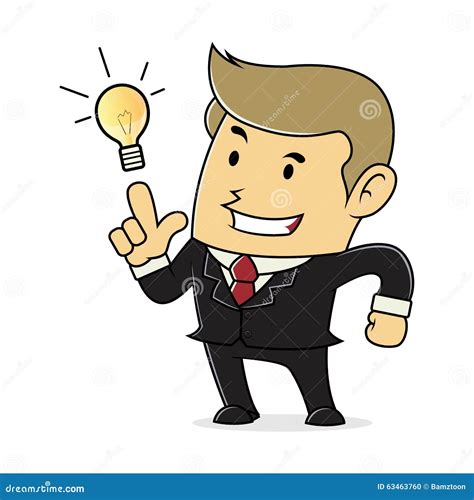 Businessman Having Idea Stock Vector Illustration Of Expression 63463760
