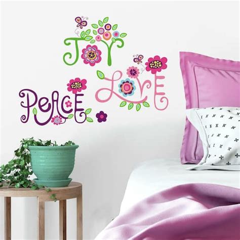 Roommates Love Joy Peace Peel And Stick Wall Decals Michaels