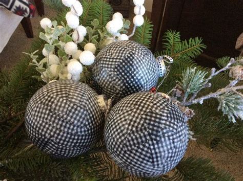 Christmas Ornament Black And White Ball Ornament By Angieandlois