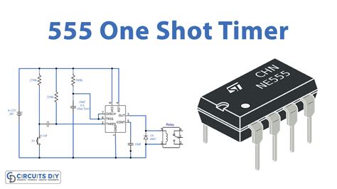 555 One Shot Timer With Relay At Output