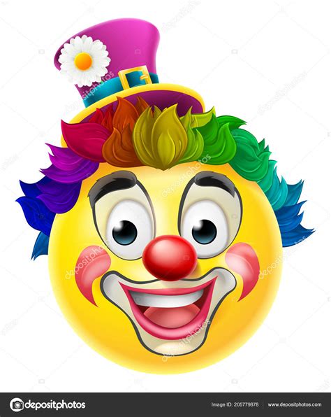 Clown Emoji Clown Emoji Emoticon — Stock Vector © Krisdog 205779878