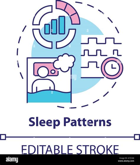 Sleep Patterns Concept Icon Stock Vector Image And Art Alamy