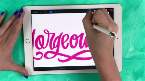 Ipad Lettering For Beginners Course Preview How To Create A Hand