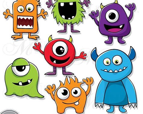 Silly Monster Clipart