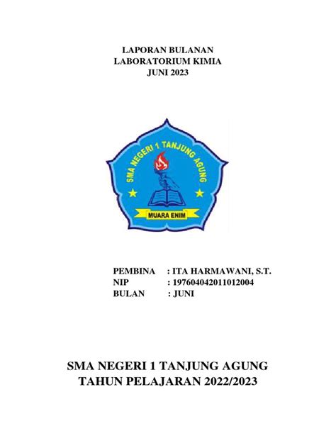 Laporan Lab Bulan 6 2023 Benar Pdf