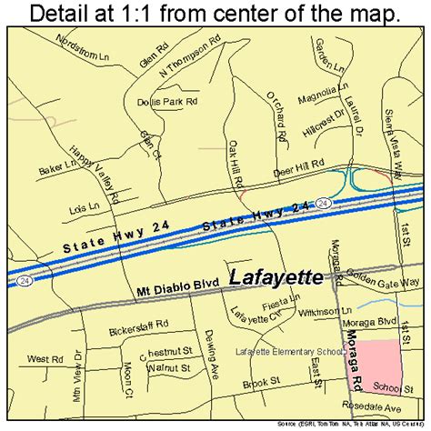 Lafayette Park Map