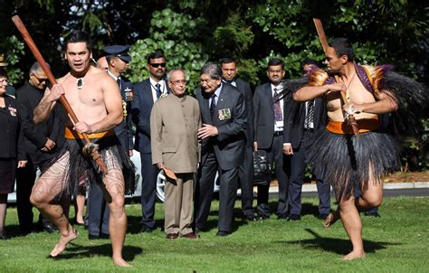 Too Close For Comfort When Prez Mukherjee Got A Traditional Maori