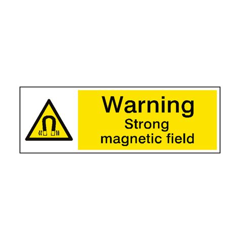 Warning Magnetic Hazard Sign Emf Pvc Safety Signs