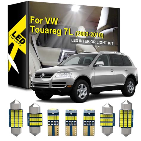 24pcs White Canbus Led Car Interior Lights Package Kit For Volkswagen