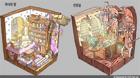 Small Room Hansol Park Isometric Artwork Beautiful Places